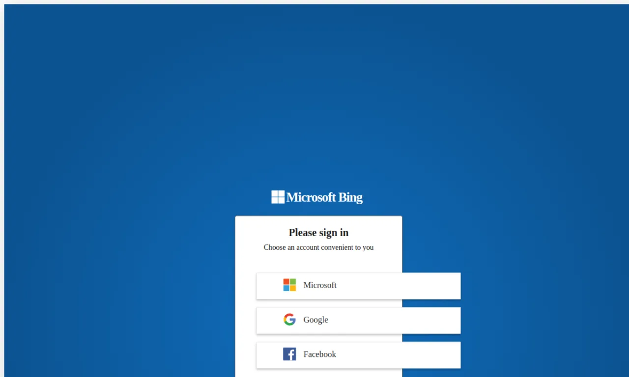 Screenshot of Bing Webmaster Tools website