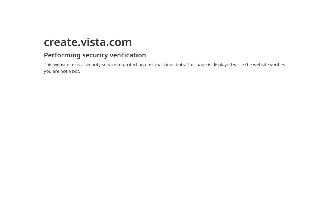 Screenshot of Crello / VistaCreate website