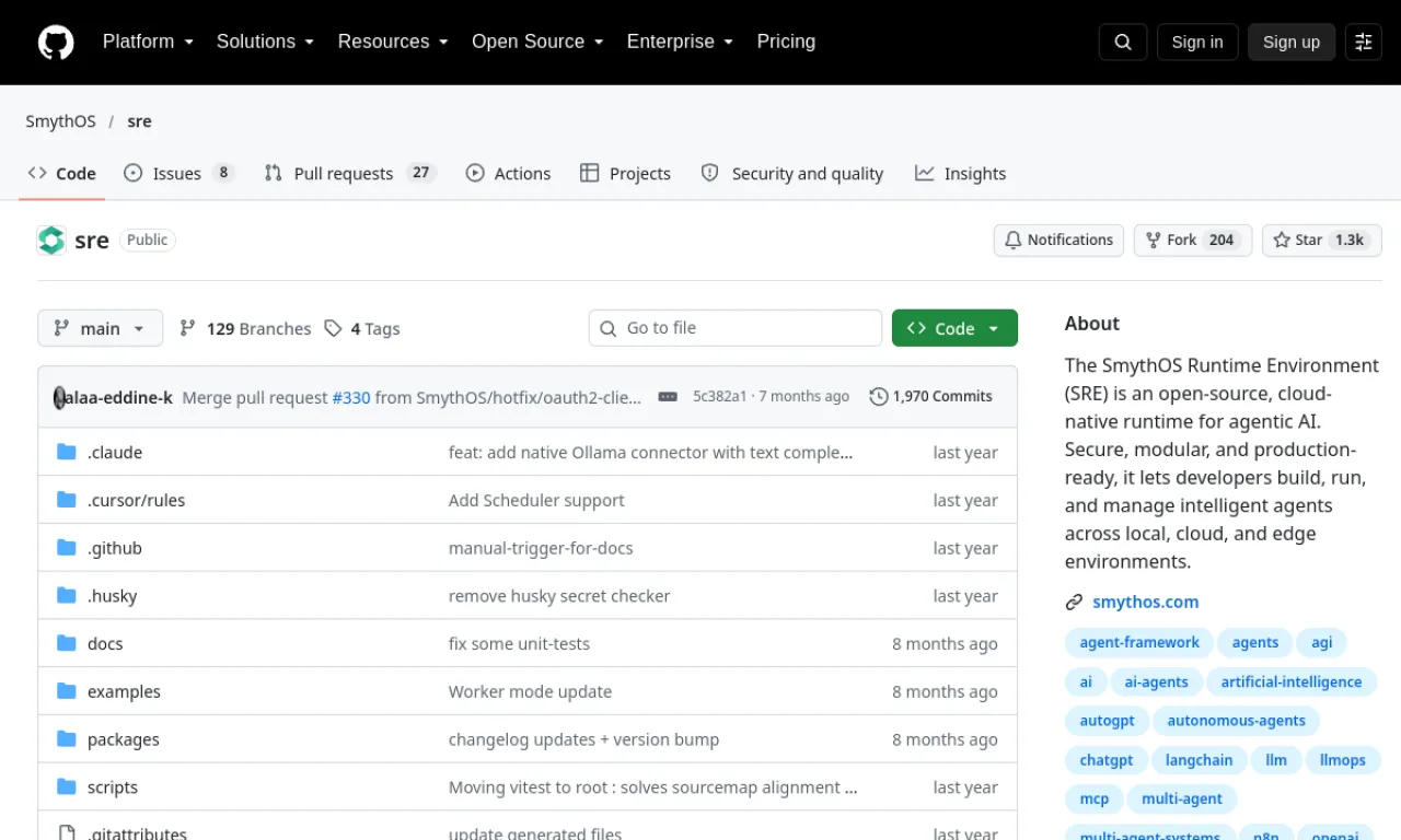 Screenshot of INK Editor website