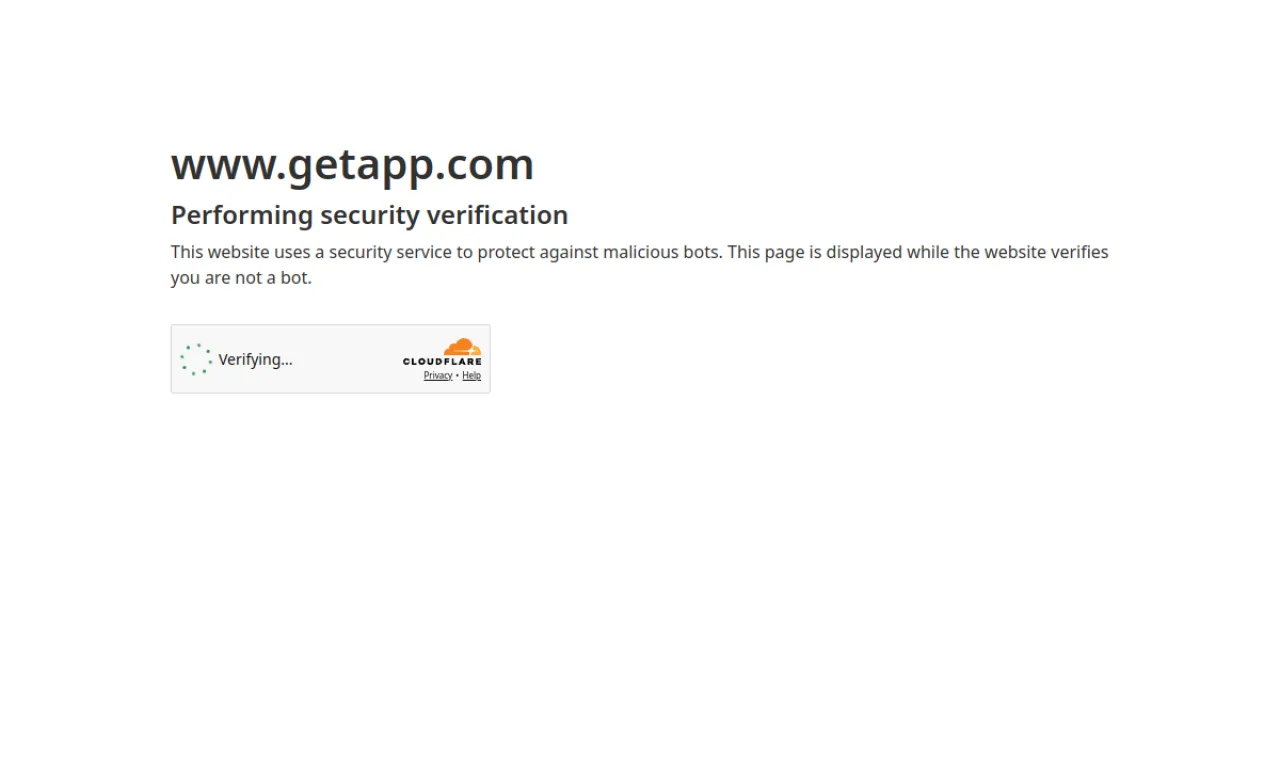 Screenshot of GetApp (Gartner) website