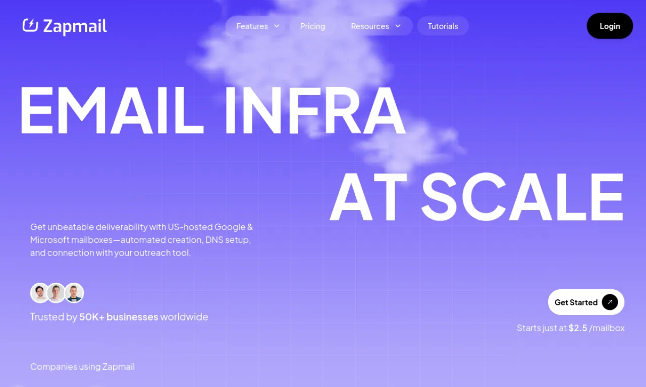 Screenshot of Premailify / Zapmail website