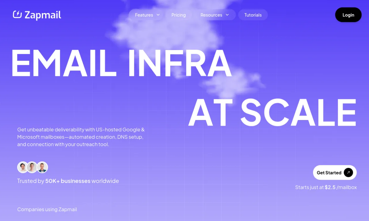Screenshot of Premailify / Zapmail website