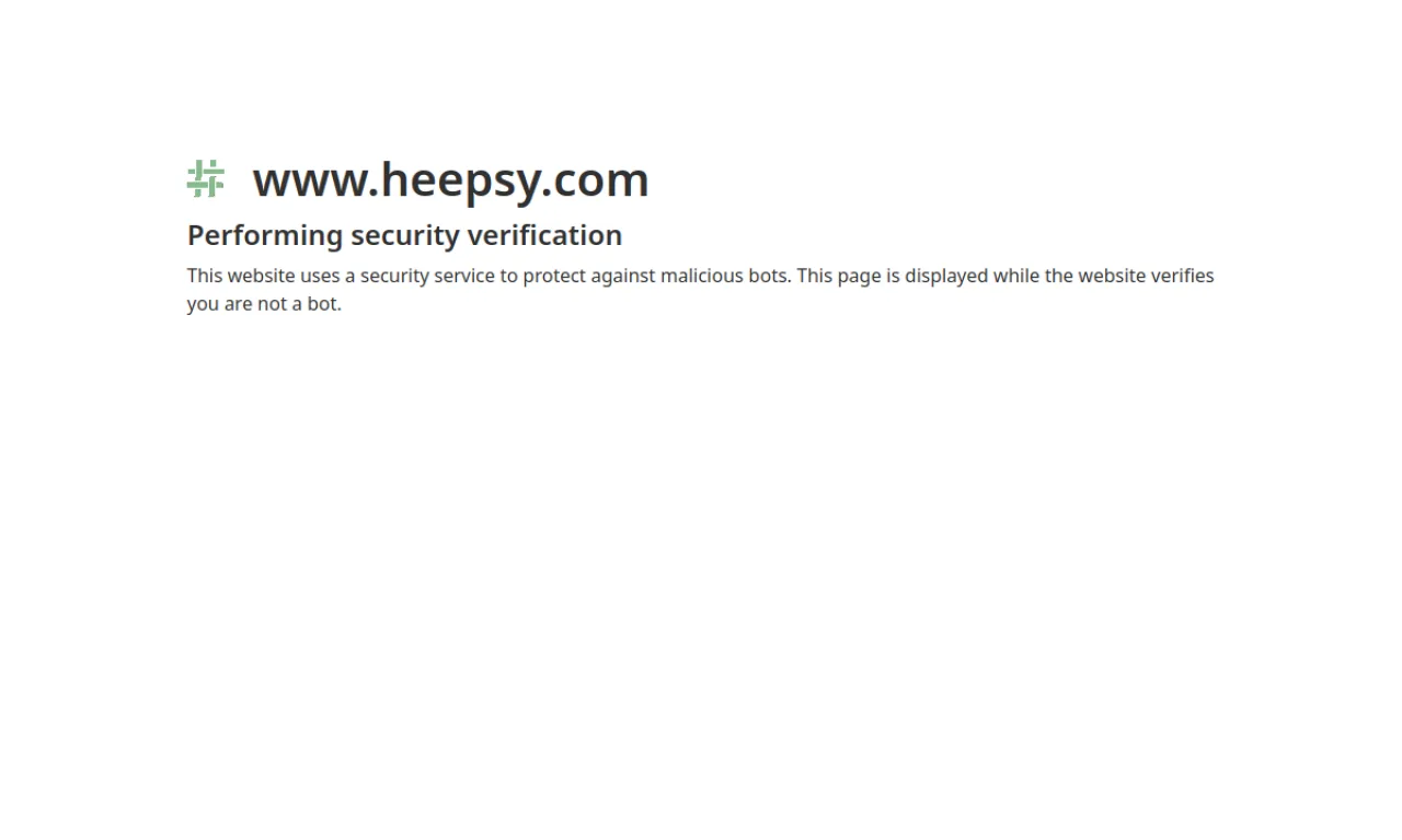 Screenshot of Heepsy website