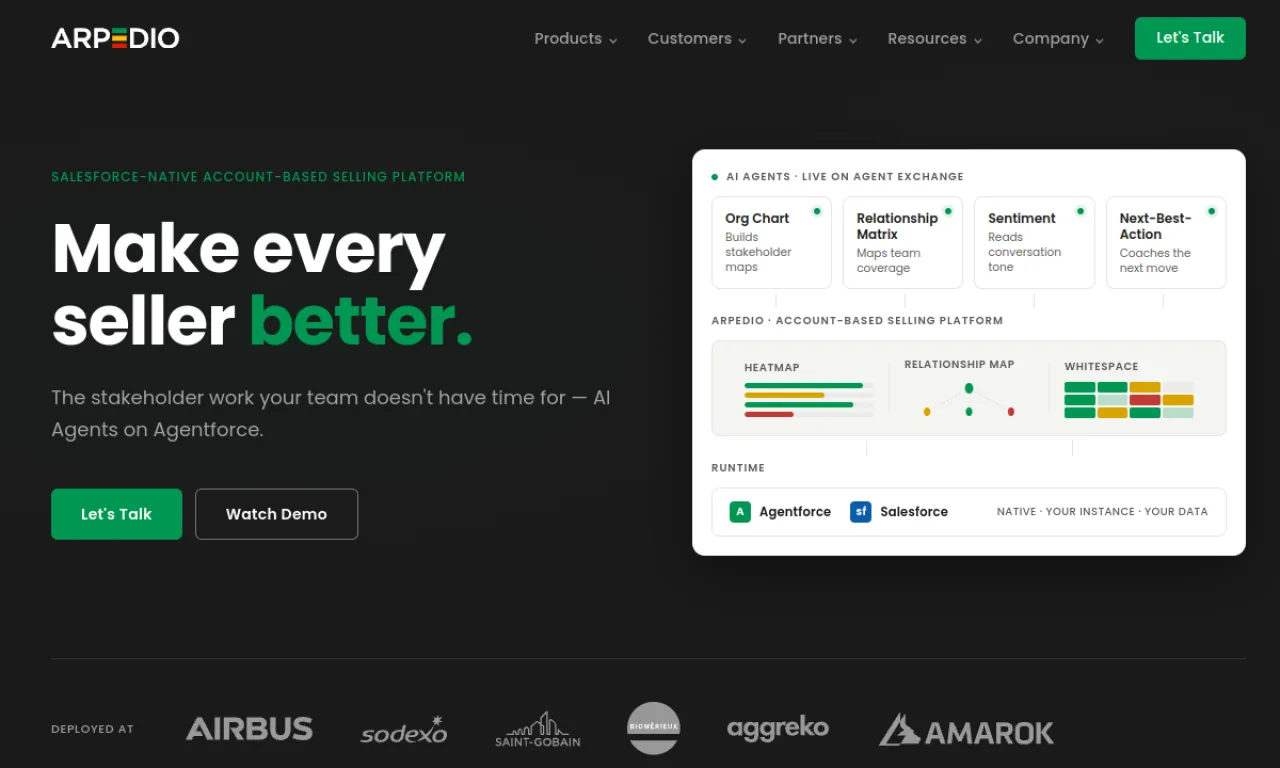 Screenshot of ARPEDIO website