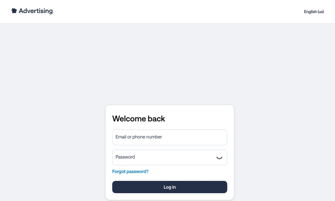 Screenshot of Nextdoor Ads website
