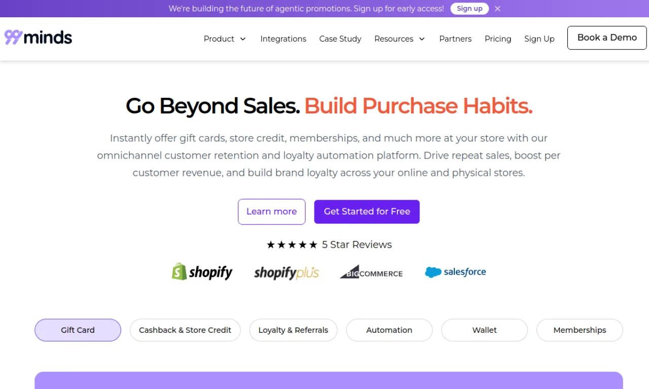 Screenshot of 99Minds website