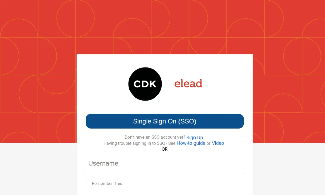 Screenshot of Elead website
