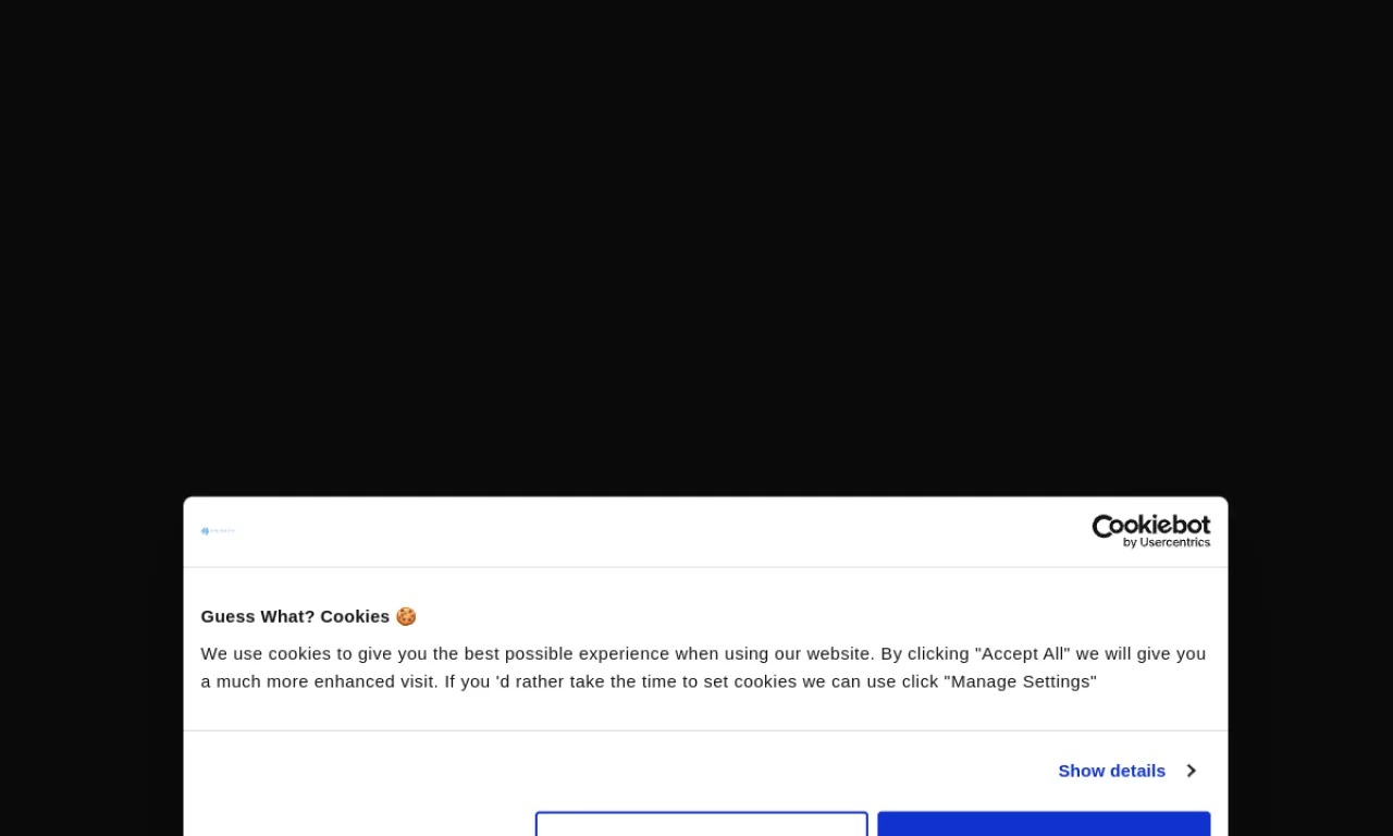 Screenshot of Synthesys website