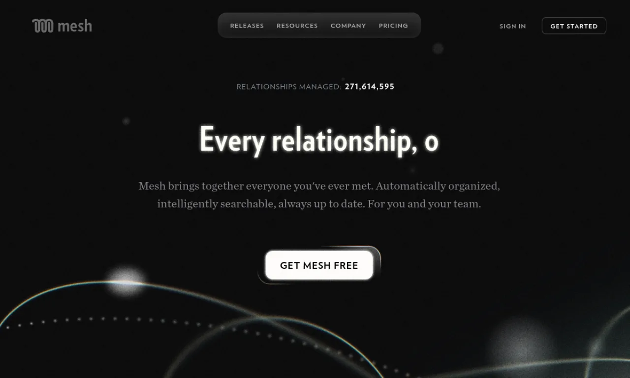 Screenshot of Clay website