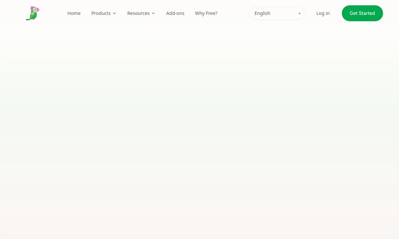 Screenshot of tawk.to website
